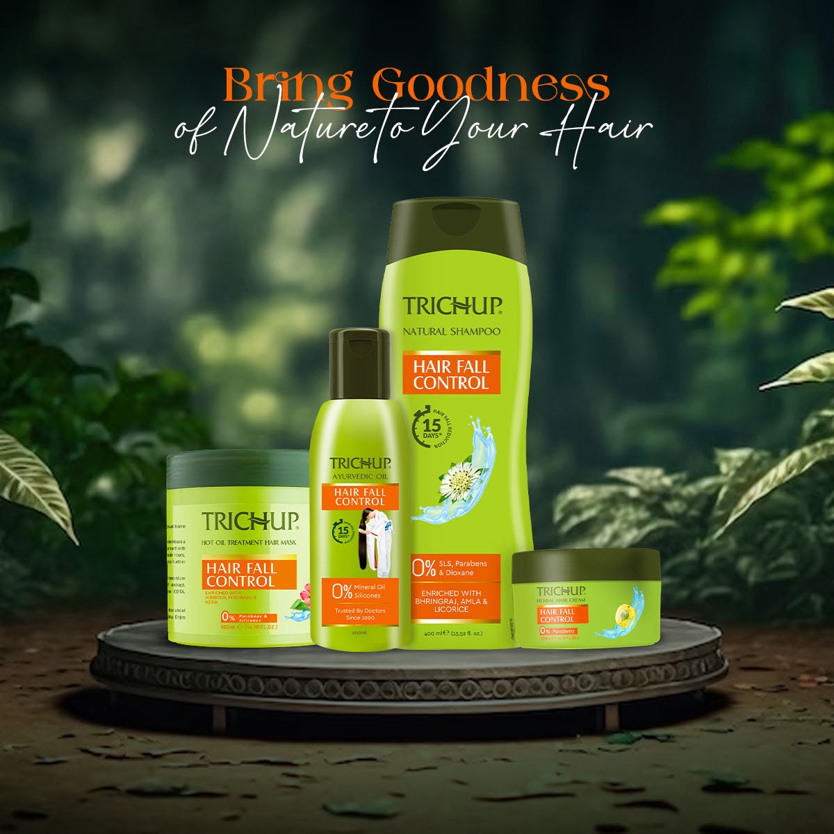 Trichup range — available wholesale in Gujarat from Aadeshwar Marketing