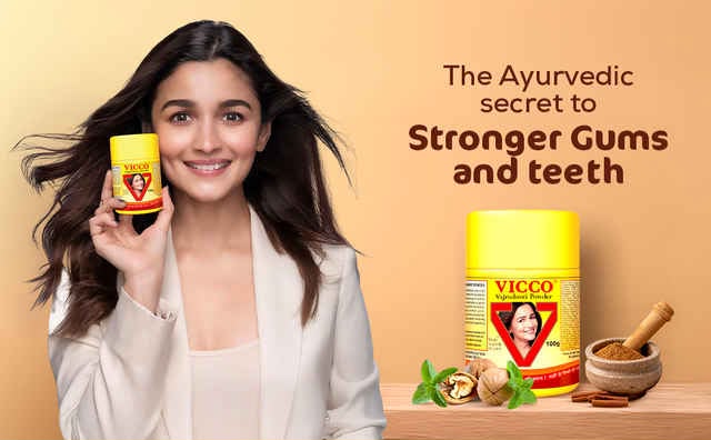 Vicco Vajradanti and Vicco Turmeric ayurvedic range